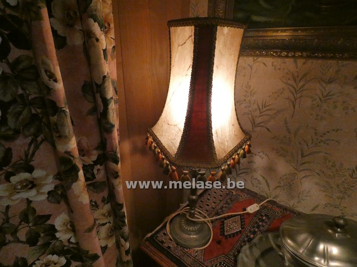 Antieke schemerlamp "tin"