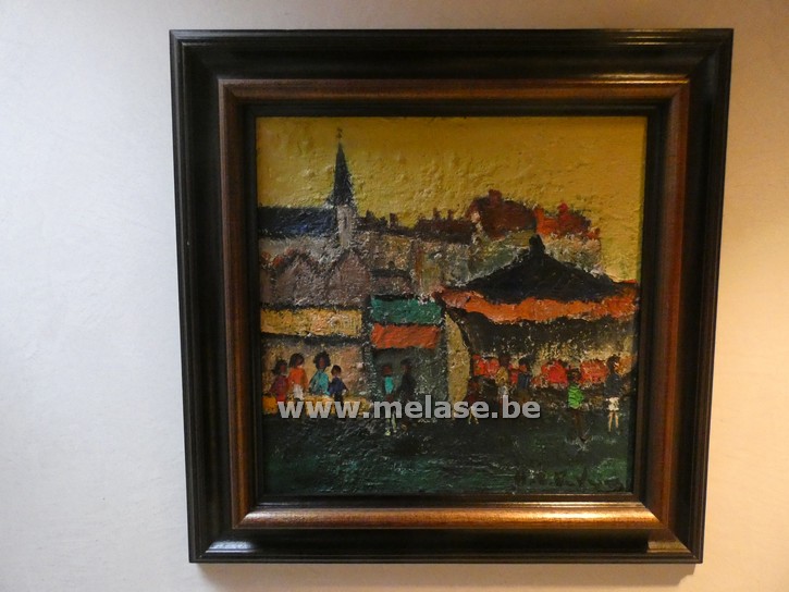 Schilderij "paardenmolen"