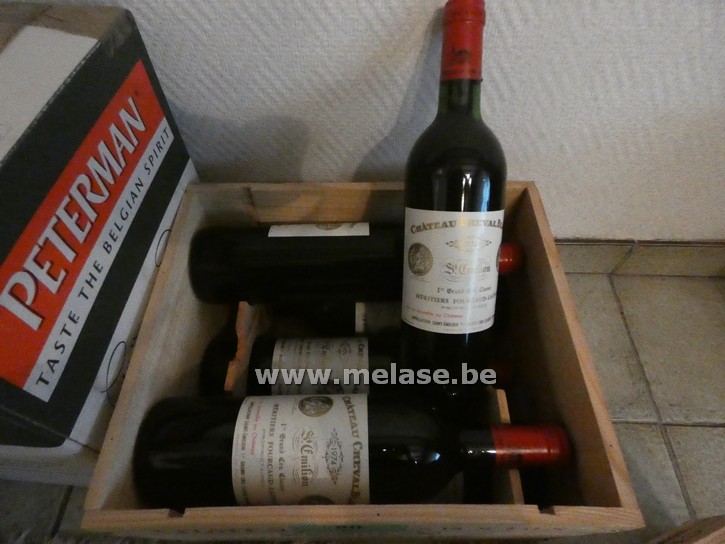 Rode wijn "Chateau Cheval Blanc"