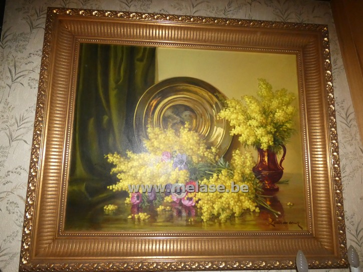 Schilderij "Stilleven met mimosa"