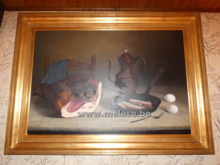 Schilderij "Stilleven - ontbijttafel"
