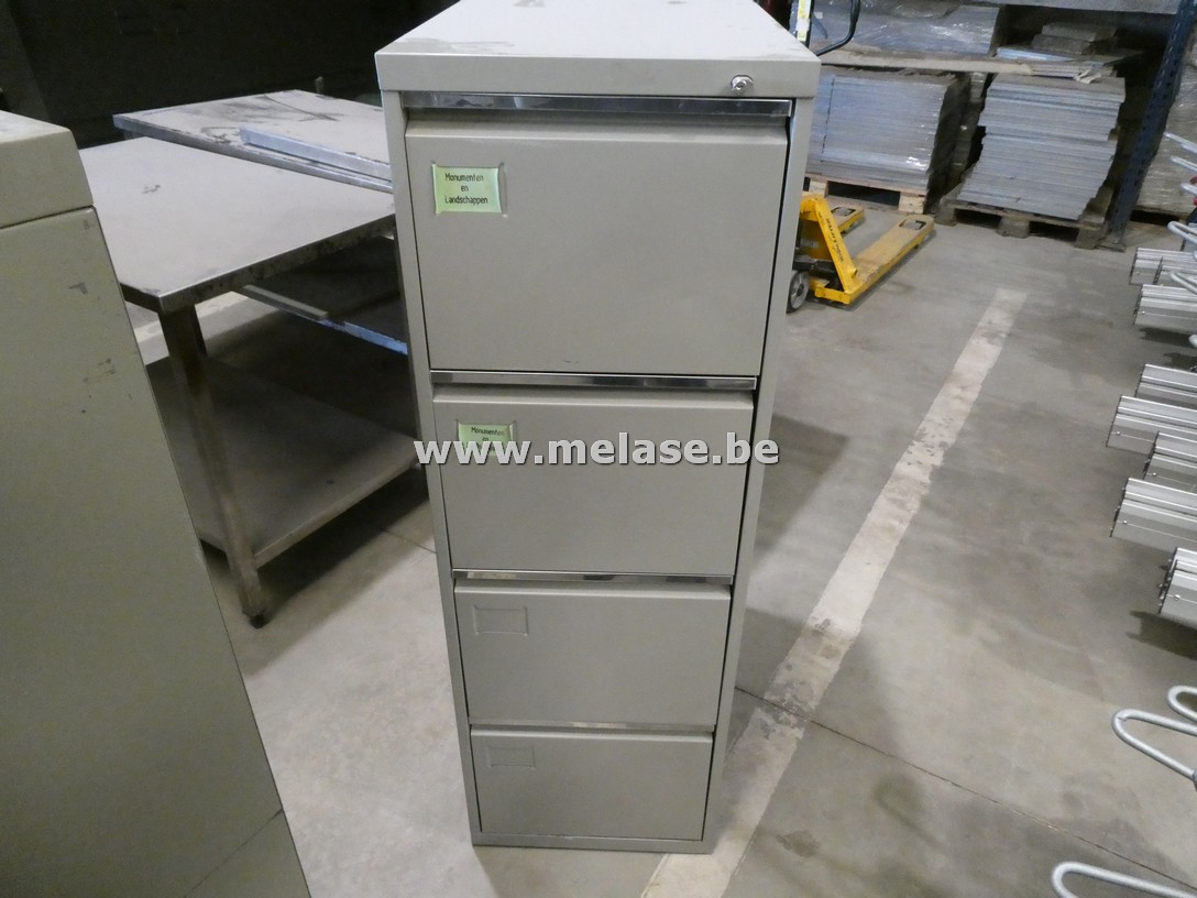 Metalen archiefkast "4 lades"