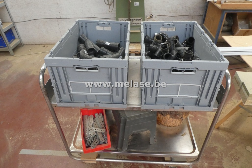 Serveerwagen + inhoud